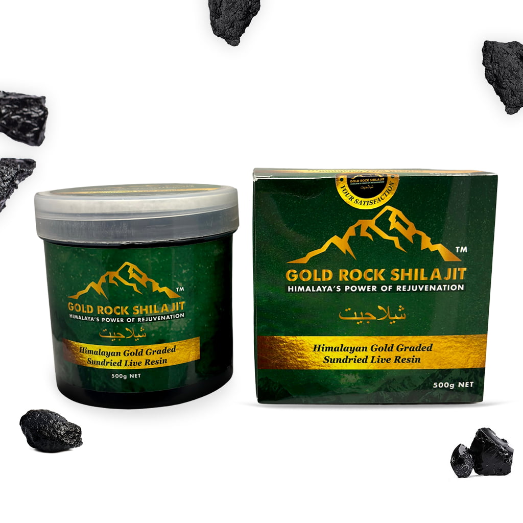 Pure Himalayan Shilajit Gold Graded Live Resin - 500g BULK JAR - Subscribe & SAVE 10% - Every 30 days