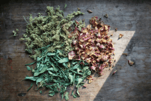 dried herbs for stress relief