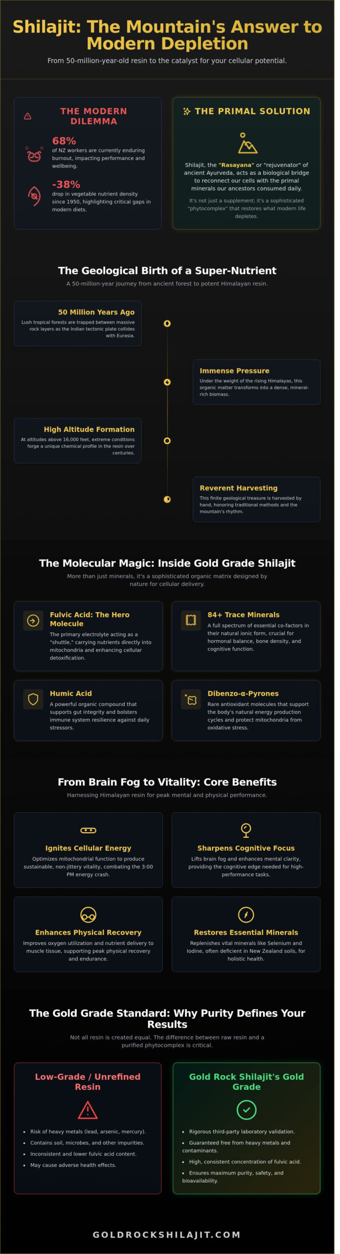 What Does Shilajit Do? The Science and Soul of Himalayan Resin